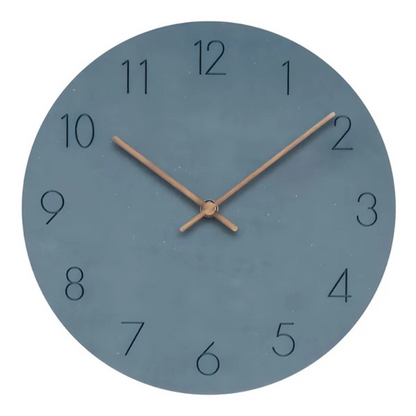 Elyra Modern Wall Clock Decor – Minimalist Wooden Silent Design