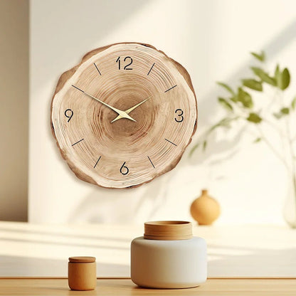 Orva Scandinavian Wooden Wall Clock – Minimalist MDF Home Decor
