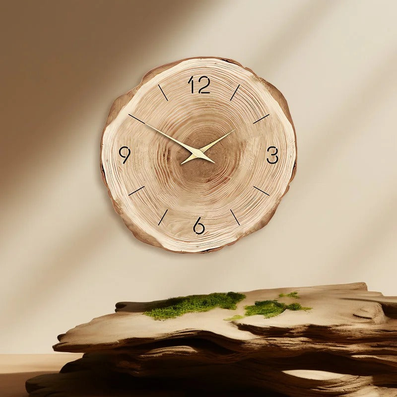 Orva Scandinavian Wooden Wall Clock – Minimalist MDF Home Decor