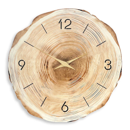 Orva Scandinavian Wooden Wall Clock – Minimalist MDF Home Decor