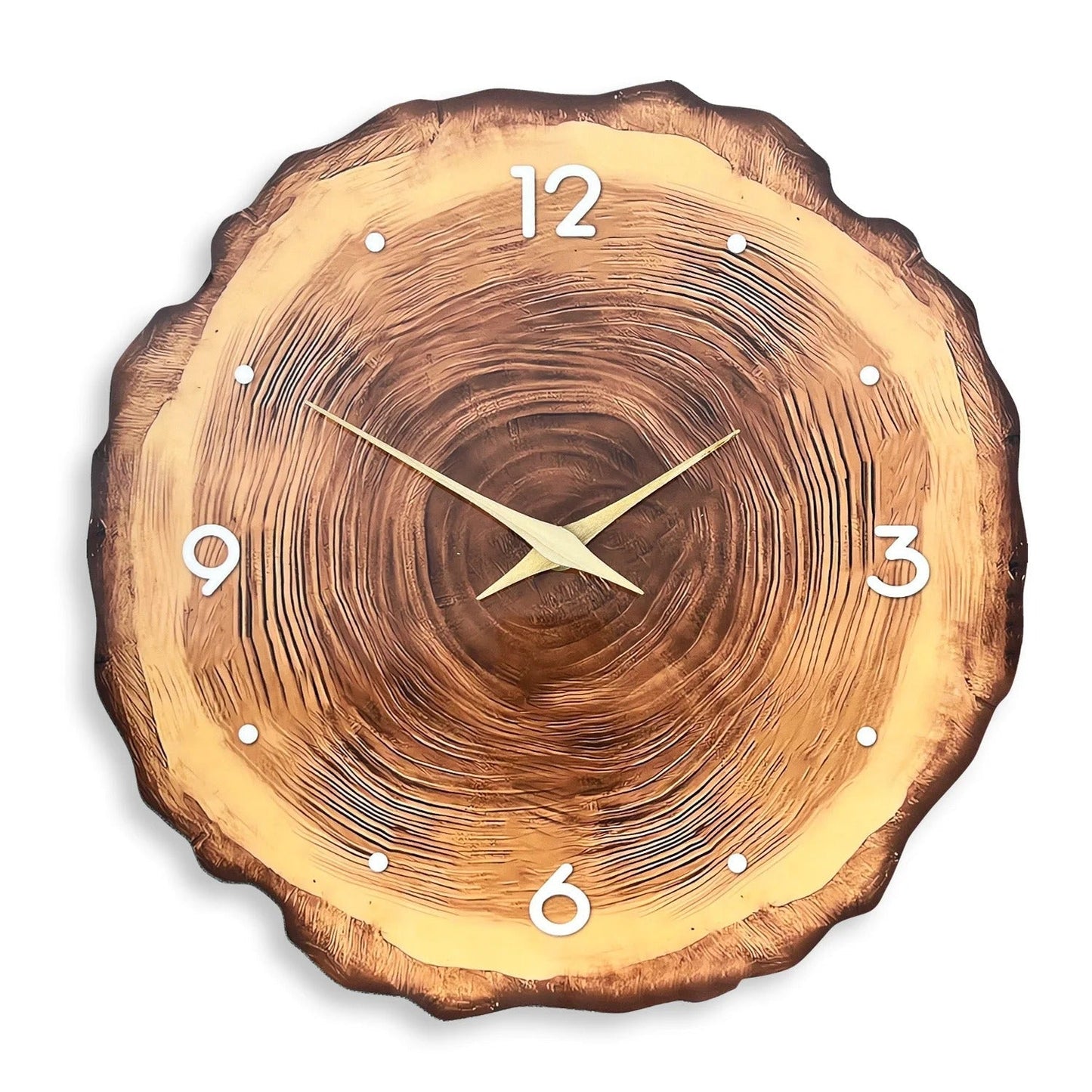 Orva Scandinavian Wooden Wall Clock – Minimalist MDF Home Decor