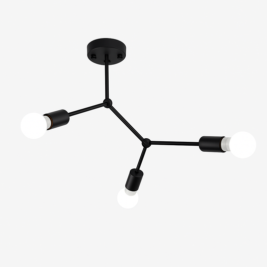 Orbit Branch Ceiling Light for Retro Multi-Head Illumination