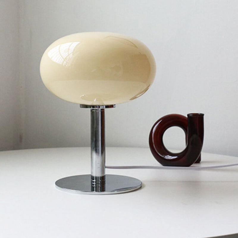 Valtera Retro Glass Table Lamp with Warm Ambient Bedroom Lighting