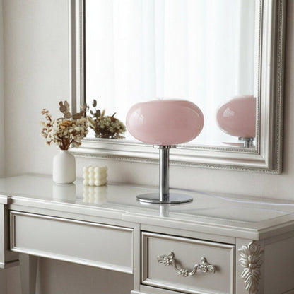 Valtera Retro Glass Table Lamp with Warm Ambient Bedroom Lighting