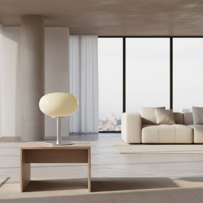 Valtera Retro Glass Table Lamp with Warm Ambient Bedroom Lighting