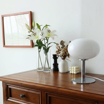 Valtera Retro Glass Table Lamp with Warm Ambient Bedroom Lighting