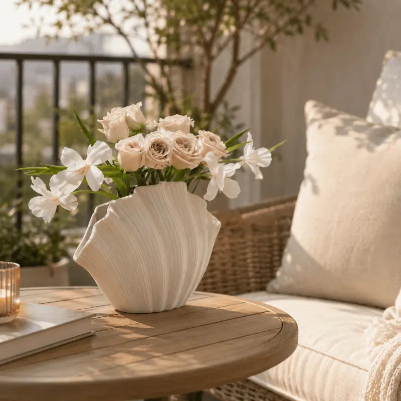 Oriana Decorative Vase – Organic Resin Design for Modern Interior Accents