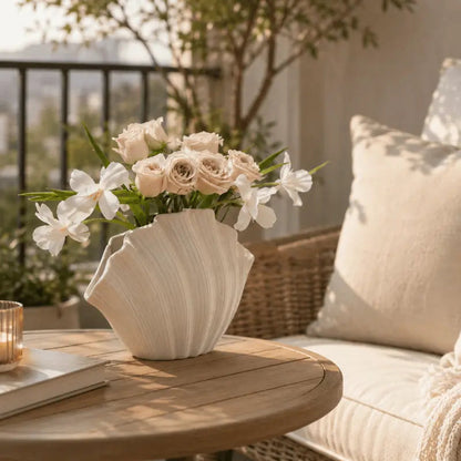Oriana Decorative Vase – Organic Resin Design for Modern Interior Accents