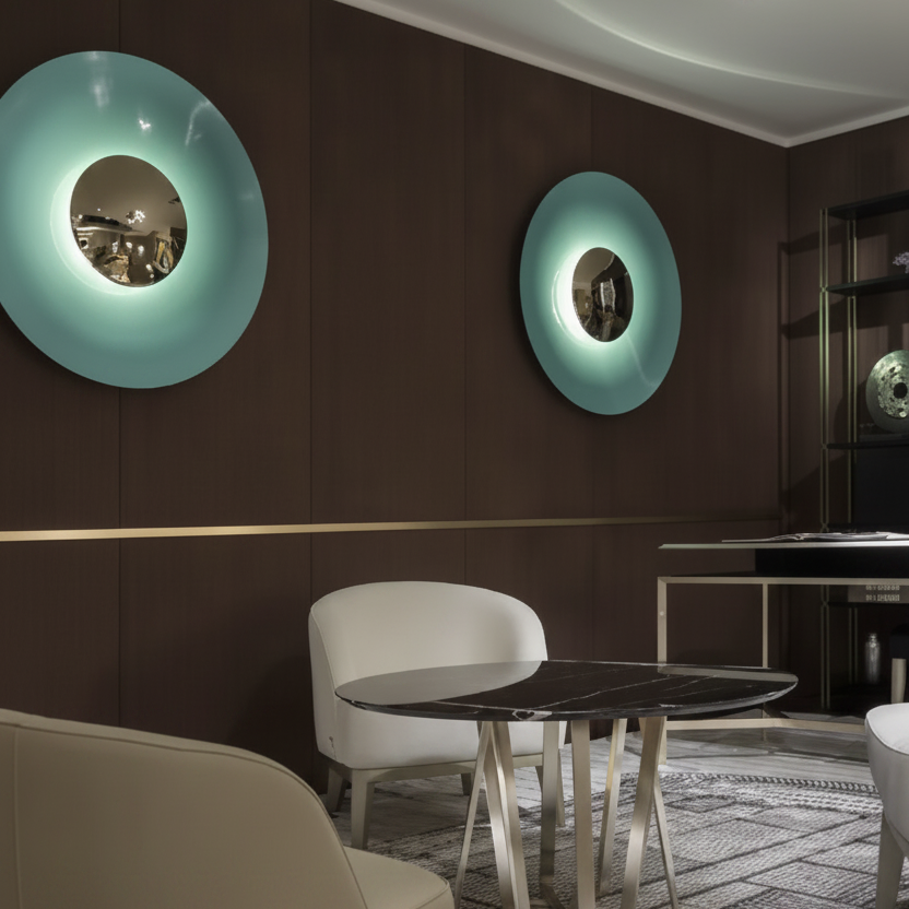 Nino Modern Wall Light – Stylish Disc Sconce for Cozy Indoor Ambiance