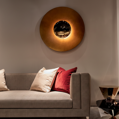 Nino Modern Wall Light – Stylish Disc Sconce for Cozy Indoor Ambiance