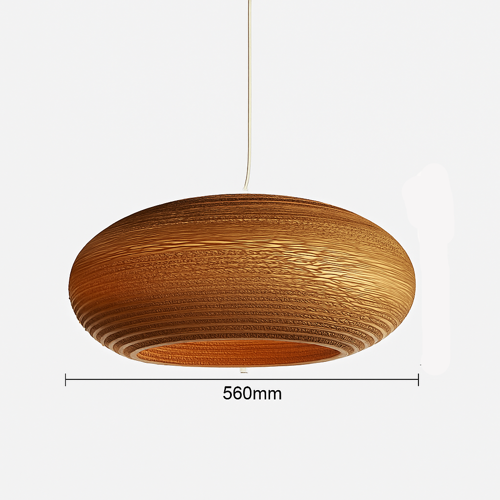 Avenra Japandi Pendant Light – Minimalist Design for Warm Ambient Lighting