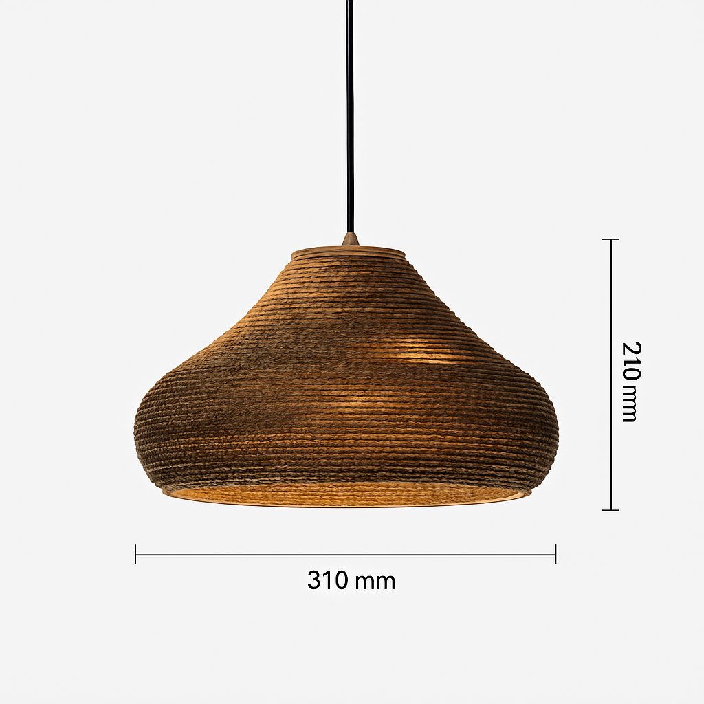 Avenra Japandi Pendant Light – Minimalist Design for Warm Ambient Lighting