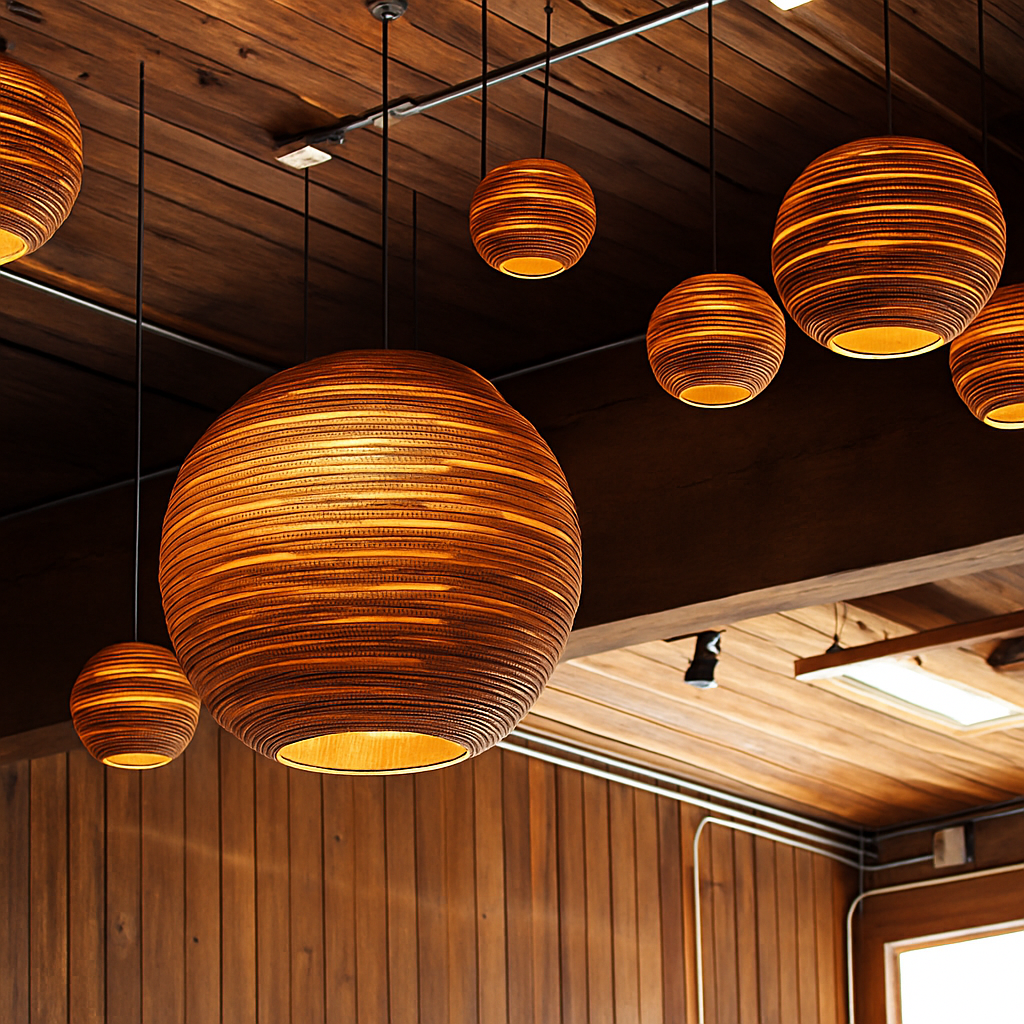 Avenra Japandi Pendant Light – Minimalist Design for Warm Ambient Lighting