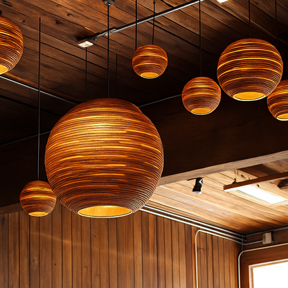 Avenra Japandi Pendant Light – Minimalist Design for Warm Ambient Lighting