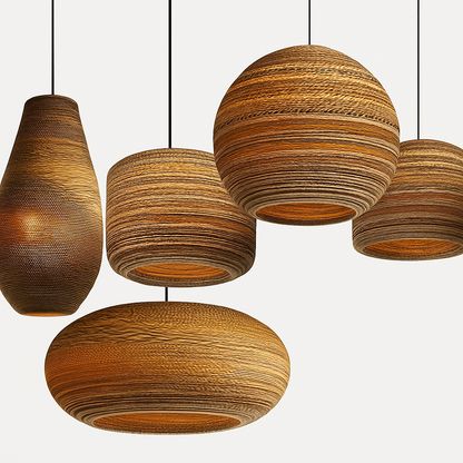 Avenra Japandi Pendant Light – Minimalist Design for Warm Ambient Lighting