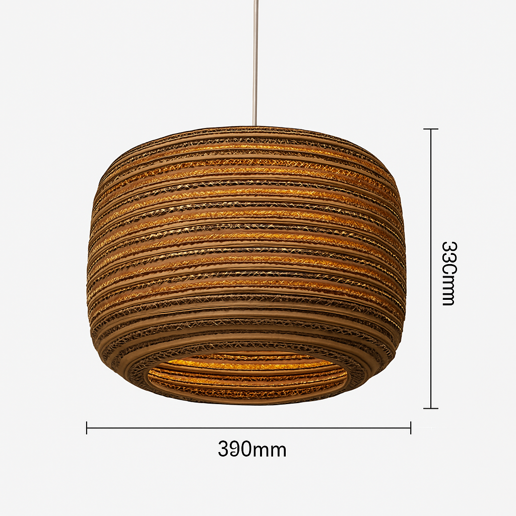 Avenra Japandi Pendant Light – Minimalist Design for Warm Ambient Lighting