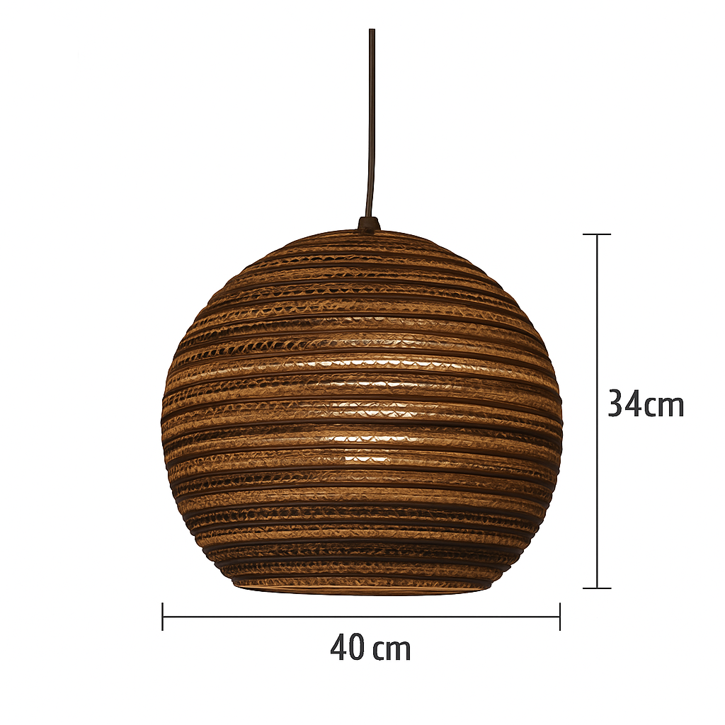 Avenra Japandi Pendant Light – Minimalist Design for Warm Ambient Lighting