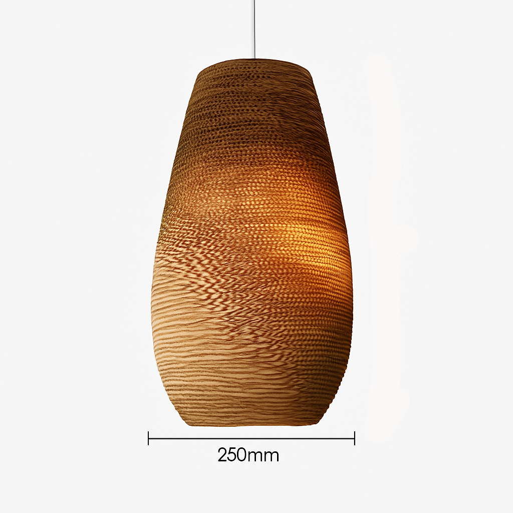 Avenra Japandi Pendant Light – Minimalist Design for Warm Ambient Lighting