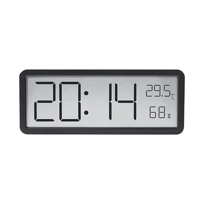 Orvian Modern Digital Wall Clock with Temperature Humidity Display