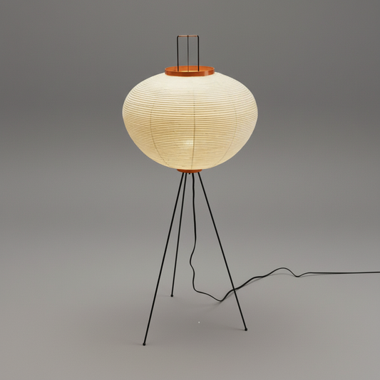 Rice Paper Floor Lamp | Modern Standing Lamp for Living Room