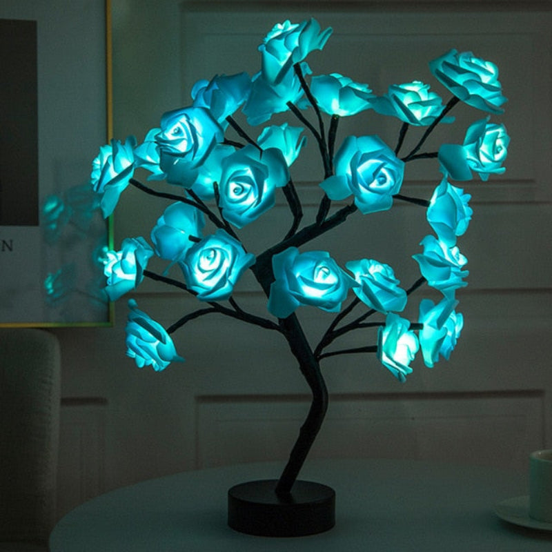 Bloom Branch LED Table Lamp with USB Battery Power