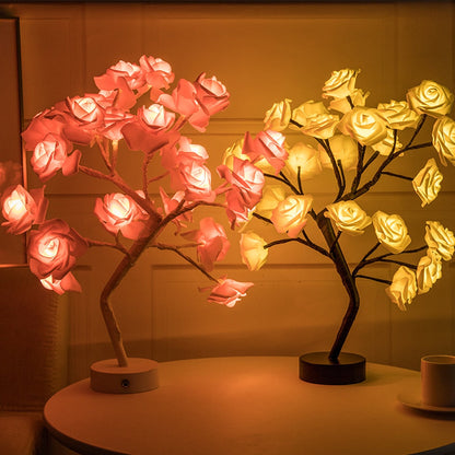 Bloom Branch LED Table Lamp with USB Battery Power