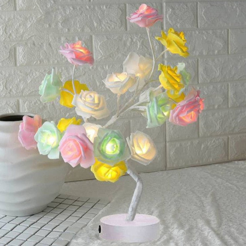 Bloom Branch LED Table Lamp with USB Battery Power