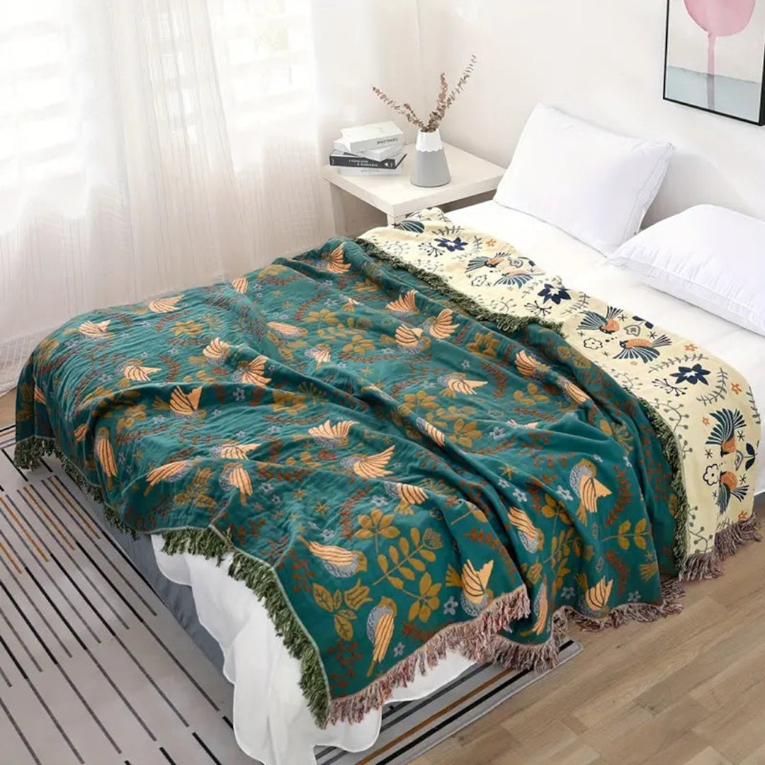 Arvenna Boho Throw Blanket – Lightweight Decorative Home Comfort for Stylish Interiors