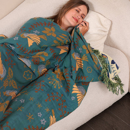 Arvenna Boho Throw Blanket – Lightweight Decorative Home Comfort for Stylish Interiors