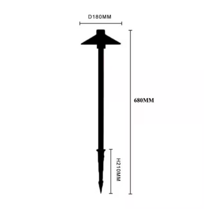 Elarion Outdoor LED Spotlight – Energy-Efficient Modern Garden Landscape Lighting