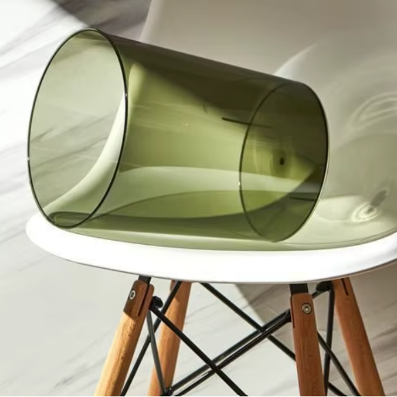 Moxy Transparent Waste Paper Bin – Modern Minimalist Design