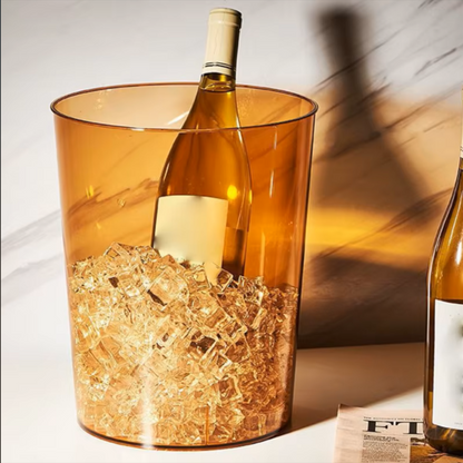 Moxy Transparent Waste Paper Bin – Modern Minimalist Design