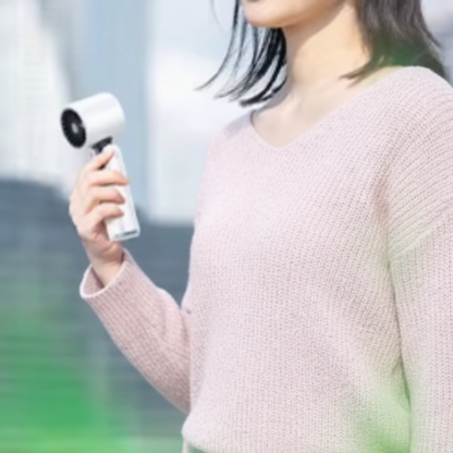 Ora  Pink Handheld Fan – 100-Speed Portable Cooling Device