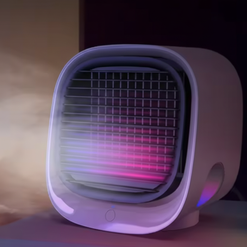 AirCool Portable Air Cooler – USB Powered Compact Humidifier for Small Spaces