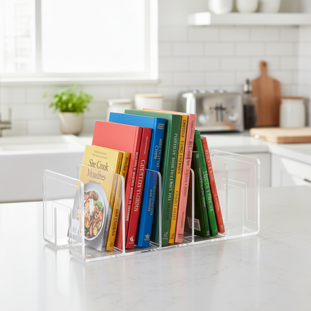 Nexia Acrylic Desk Organizer – Durable 4-Tier Storage for Efficient Workspace