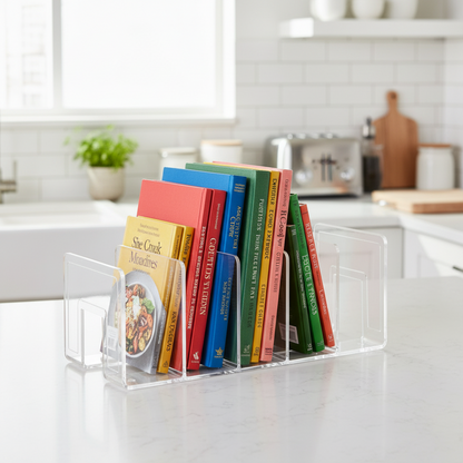 Nexia Acrylic Desk Organizer – Durable 4-Tier Storage for Efficient Workspace