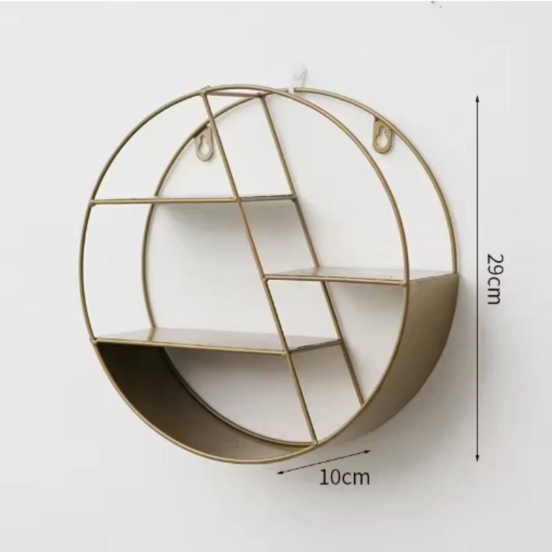 Pavo Wall Display Stand – Nordic Iron Craft for Unique Home Decor