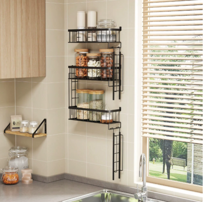 Talon New York Style Black Tiered Fire Escape Shelf – Durable Metal Ladder Design