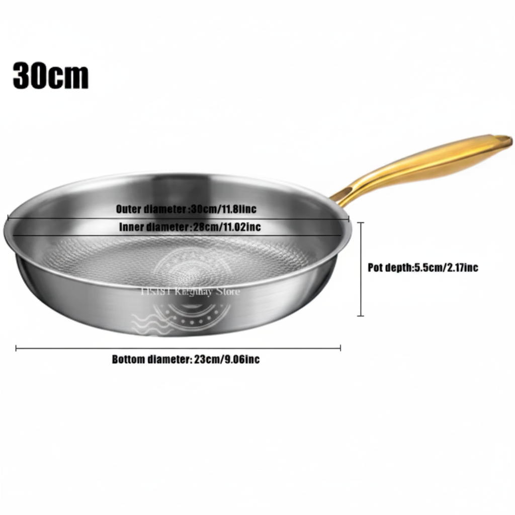 Talo Pan Pro Titanium Cookware – Induction-Compatible Nutrient-Retaining Pan