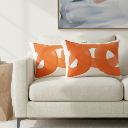 Cella Modern Decorative Pillowcase (Set of 2) – Geometric Design for Stylish Support
