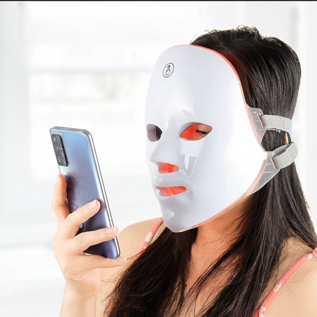 Liora Women's LED Face Mask – 7-Color Light Therapy for Skin Rejuvenation