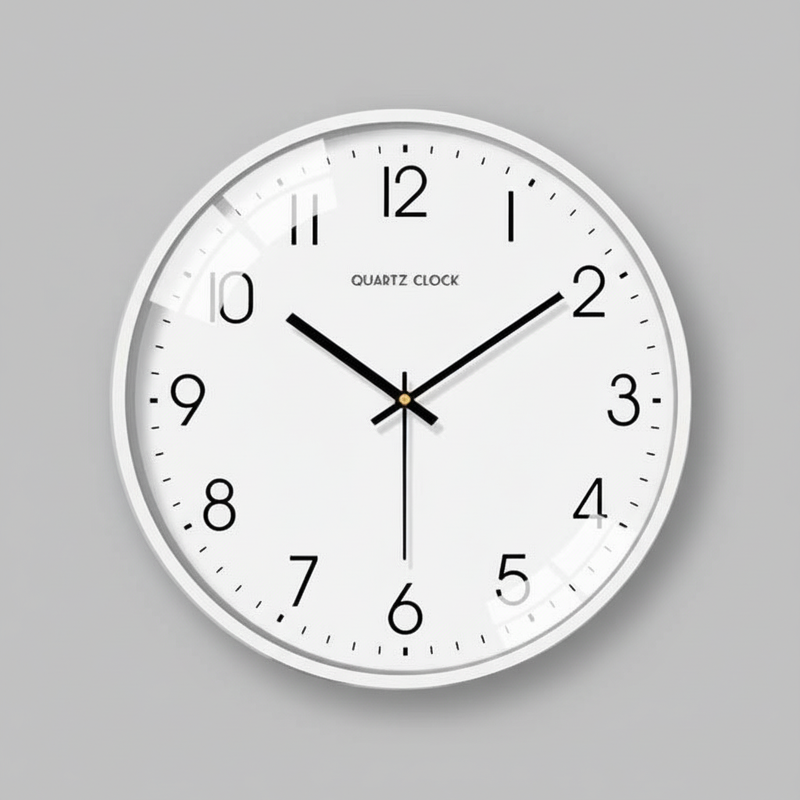Silen Modern Wall Clock – Silent Quartz Design for Peaceful Home Decor