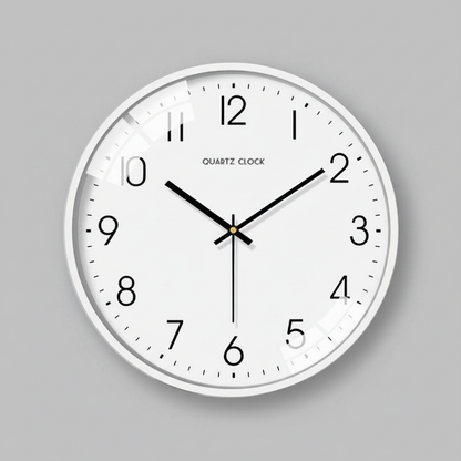 Silen Modern Wall Clock – Silent Quartz Design for Peaceful Home Decor