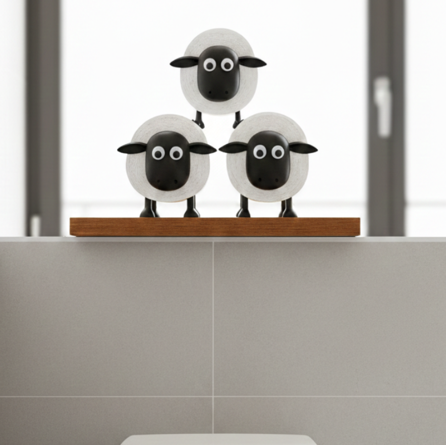 Shep Black Toilet Roll Holder – Freestanding Water-Resistant Bathroom Storage 7