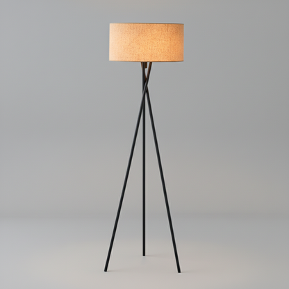 Silk Elegance - Modern Floor Lamp for Living Room