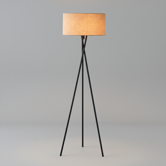 Silk Elegance | Modern Floor Lamp for Living Room