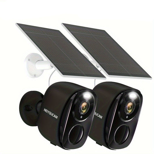SolaGuard Outdoor Wireless Security Camera Set – 3MP HD Solar Power For Reliable Surveillance 0