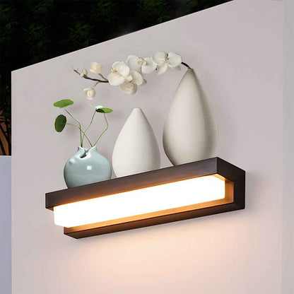 Velora Edge Solar LED Wall Light for Contemporary Gardens