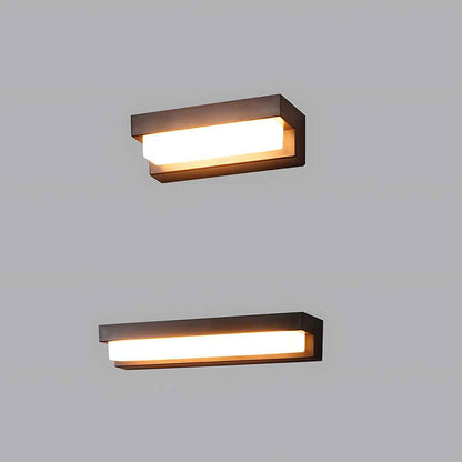 Velora Edge Solar LED Wall Light for Contemporary Gardens