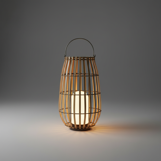 Solar Rattan Lantern | Outdoor Solar Lantern Lights
